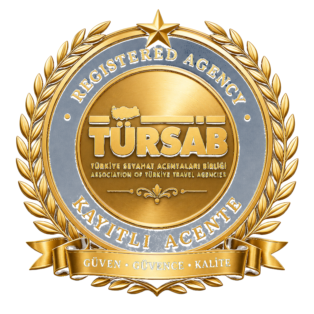 TÜRSAB Registered Agency · A Grubu Seyahat Acentası İşletme Belgesi · Belge No: 8671